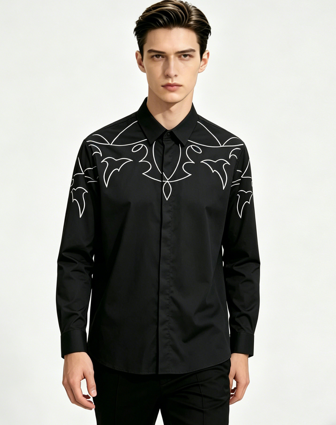 NO:841130,Mainly recommend Armani 2026 new shirts. Armani men's essential long-sleeved shirts, top embroidery technology, high-end light luxury boutique natural cotton shirts. Comfortable and breathable, original goods, original fabrics, soft and comfortable, high-end and luxurious upper body, enough class for the scene, this shirt is proud to make you satisfied and decent! Size 38-40-42-44-46-48 H2026 new release,,armani,armani,shirts,19860909主推 Armani 2026新款衬衫阿玛尼男士必备款长袖衬衫,顶级刺绣工艺,高端轻奢精品天然棉衬衫.舒服透气,原单狠货,原版面料,柔软舒适,上身高端又奢华,足够场面的档次,这款衬衫无不骄傲的让你满意有面子! 尺码38-40-42-44-46-48 H2026新款首发,,armani,armani,shirts,,Men's clothing