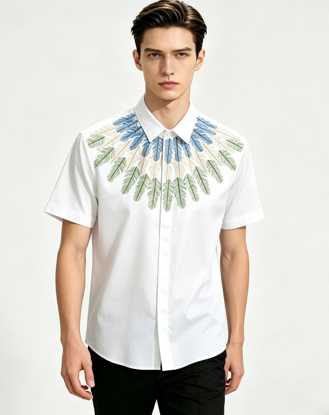 NO:838616,Mainly recommend Armani 2026 spring and summer new shirts. Armani men's essential short-sleeved shirts, top embroidery craft shirts, high-end light luxury boutique natural cotton shirts. Comfortable and breathable, original goods, original fabrics, soft and comfortable, high-end and luxurious upper body, enough class for the scene, this shirt will make you satisfied and face-saving! Size 38-40-42-44-46-48  H2026 new model debut,,armani,armani,shirts,T-shirt,19860909主推 Armani 2026春夏新款衬衫阿玛尼男士必备款短袖衬衫,顶级刺绣工艺衬衫,高端轻奢精品天然纯棉衬衫.舒服透气,原单狠货,原版面料,柔软舒适,上身高端又奢华,足够场面的档次,这款衬衫无不骄傲的让你满意有面子! 尺码38-40-42-44-46-48 H2026新款首发,,armani,armani,shirts,T-shirt,,Men's clothing