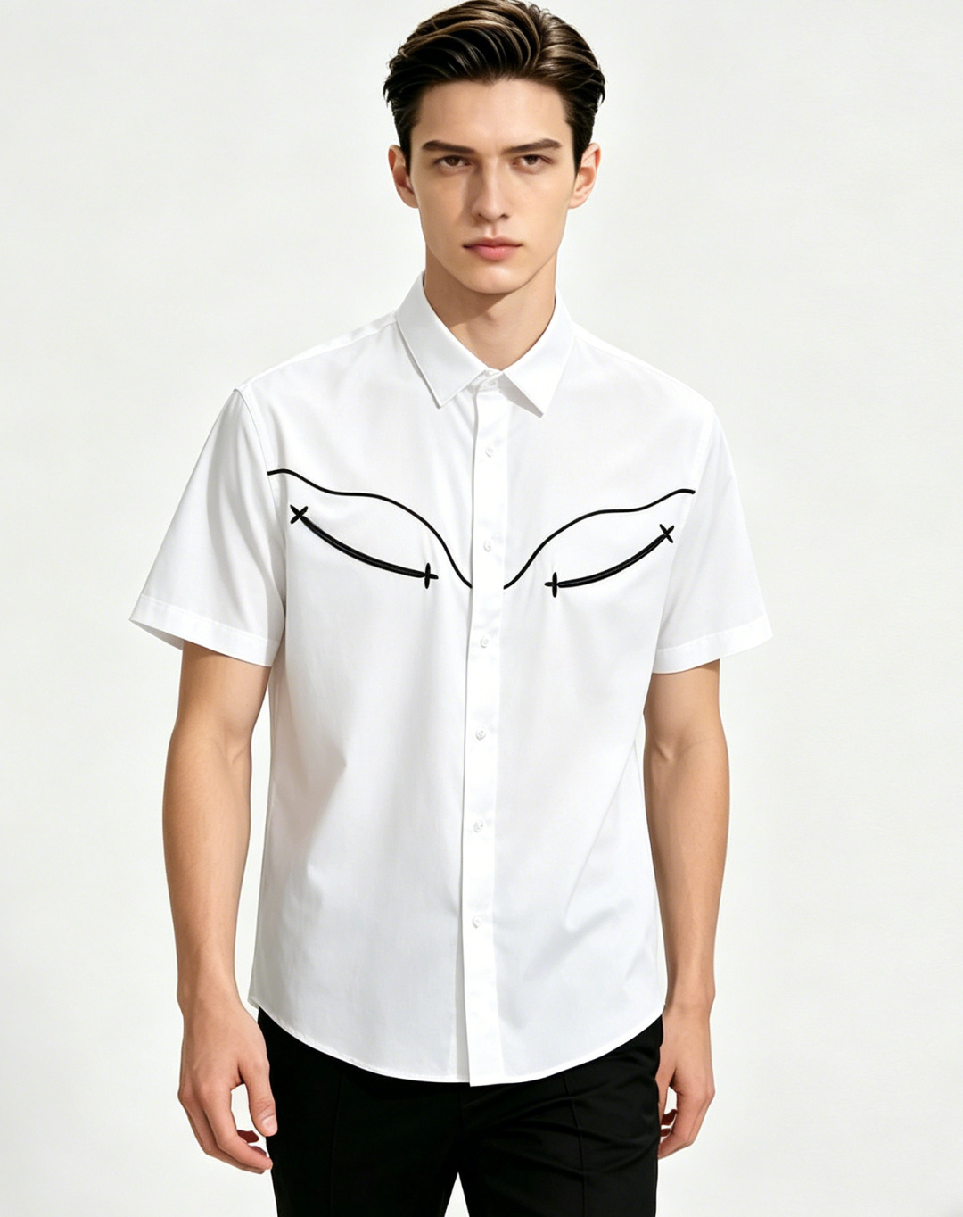 NO:838627,Mainly recommend Lv 2026 spring and summer new shirts, donkey brand men's essential short-sleeved shirts, top embroidery craft shirts, high-end light luxury boutique natural cotton shirts. Comfortable and breathable, original goods, original fabrics, soft and comfortable, high-end and luxurious upper body, enough class for the scene, this shirt will make you satisfied and face-saving! Size 38-40-42-44-46-48 H2026 new release, louis vuitton, louis  vuitton,shirts,T-shirt,19860909主推 Lv 2026春夏新款衬衫驴牌男士必备款短袖衬衫,顶级刺绣工艺衬衫,高端轻奢精品天然纯棉衬衫.舒服透气,原单狠货,原版面料,柔软舒适,上身高端又奢华,足够场面的档次,这款衬衫无不骄傲的让你满意有面子! 尺码38-40-42-44-46-48 H2026新款首发,,louis vuitton,louis vuitton,shirts,T-shirt,,Men's clothing