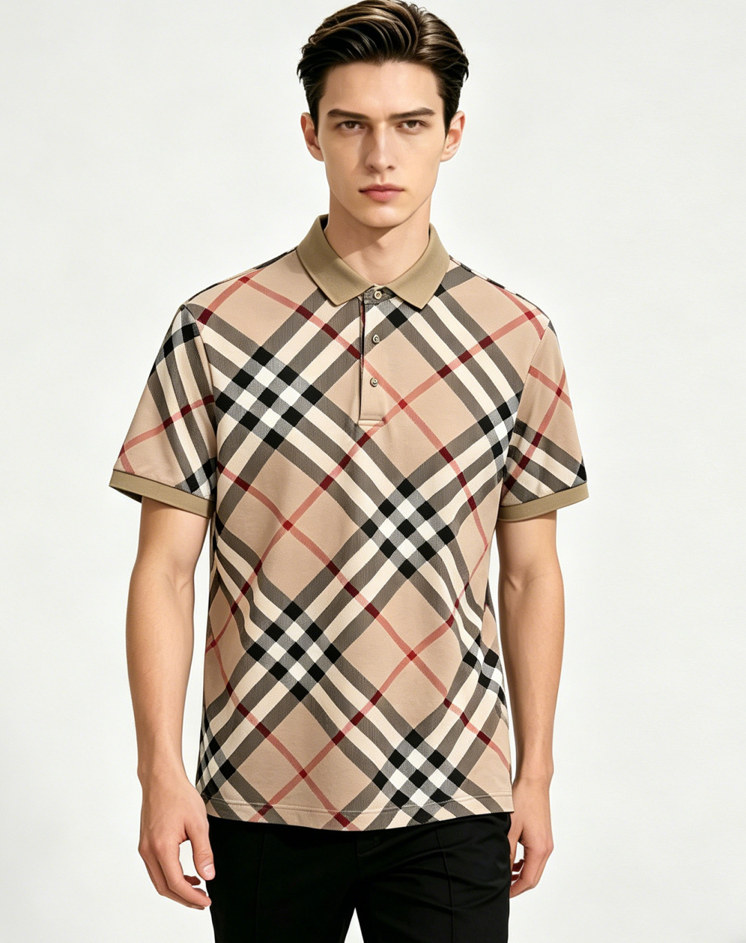 NO:841139,The main recommendation is Burberry's new spring short-sleeved Burberry pure cotton lapel short-sleeved T-shirt, business fashion pure cotton T-shirt, the upper body effect is very good, the sweat-absorbent and breathable panel is a stylish leisure and holiday boutique!  Light luxury style, simple and elegant!  Size M-XXL H2026 new model first release,,burberry,burberry,T-shirt,tees,t-shirt,19860909主推 Burberry 春季新款短袖巴宝莉纯棉翻领短袖T恤,商务时尚纯棉T恤、上身效果非常棒,吸汗透气板正有型休闲度假精品！轻奢风格简约大气！ 尺码M-XXL H2026新款首发,,burberry,burberry,T-shirt,tees，t-shirt,,Men's clothing