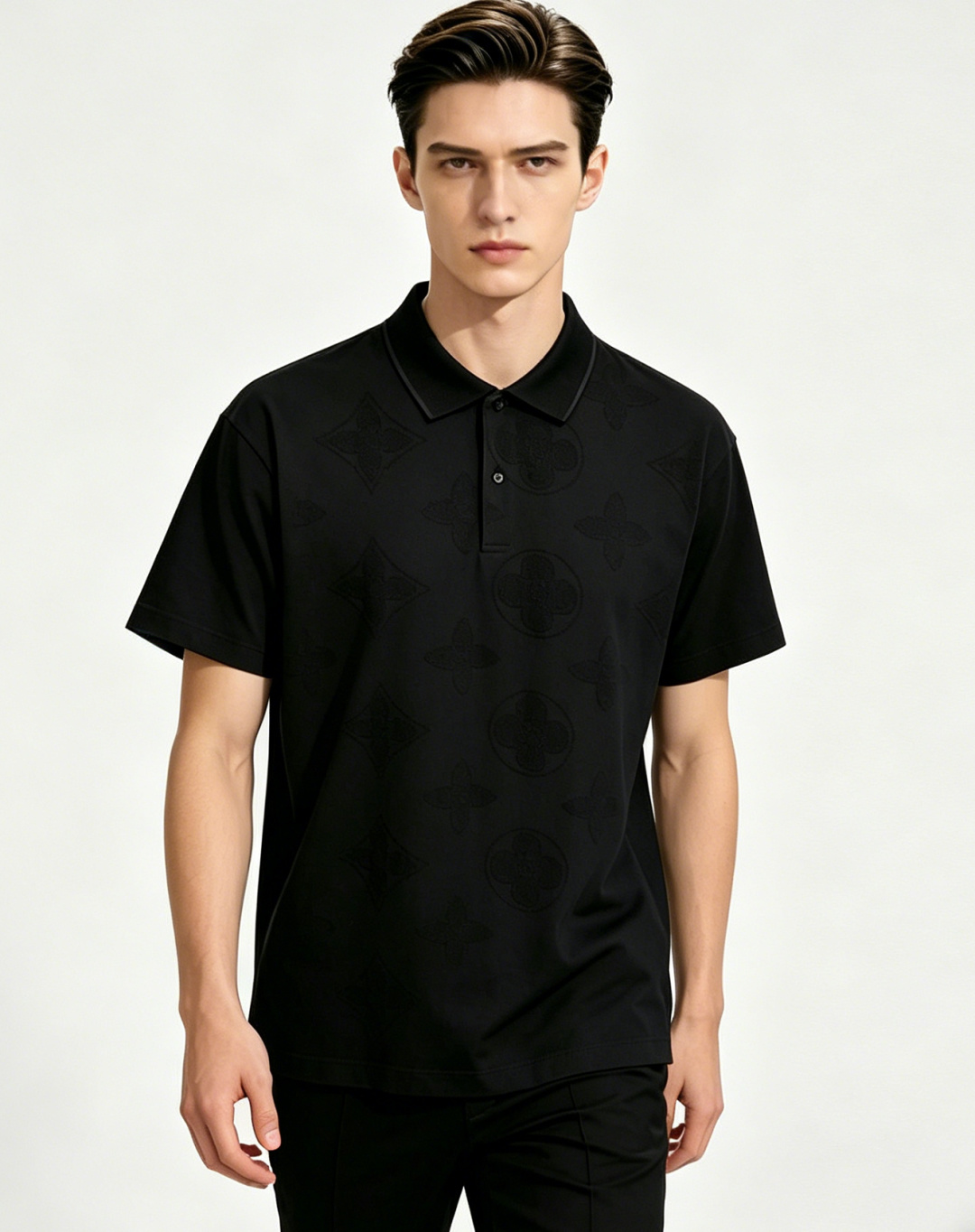 NO:849614,We mainly recommend LV’s spring new short-sleeved donkey brand pure cotton lapel short-sleeved T-shirts, business fashion pure cotton T-shirts, the letter logo jacquard upper body effect is very atmospheric, sweat-absorbent and breathable panels are stylish leisure and holiday products!  Light luxury style, simple and elegant!  Size M-XXXL H2026 new model first release,,louis vuitton,louis vuitton,T-shirt,tees,t-shirt,19860909主推 LV 春季新款短袖驴牌纯棉翻领短袖T恤,商务时尚纯棉T恤,字母logo提花款上身效果非常大气,吸汗透气板正有型休闲度假精品！轻奢风格简约大气！ 尺码M-XXXL H2026新款首发,,louis vuitton,louis vuitton,T-shirt,tees，t-shirt,,Men's clothing