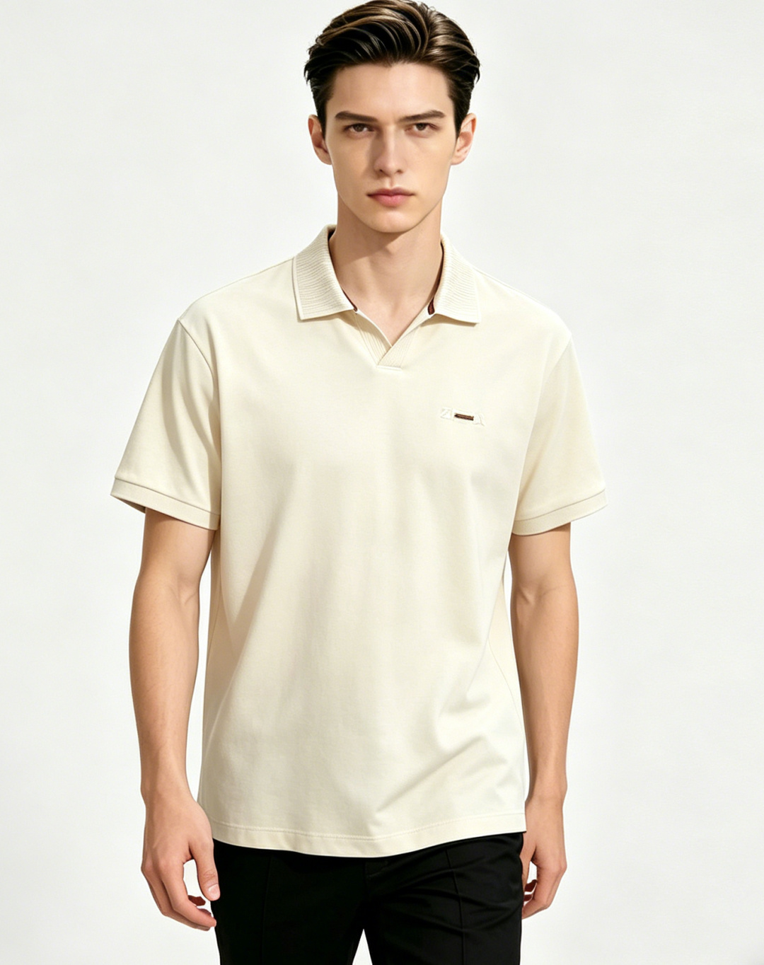 NO:849582,The main recommendation is Zegna's spring new short-sleeved Zegna pure cotton lapel short-sleeved T-shirt, business fashion pure cotton T-shirt, the upper body effect is very atmospheric with the logo embroidery on the chest, and the sweat-absorbent and breathable panel is a stylish leisure and holiday boutique!  Light luxury style, simple and elegant!  Size M-XXXL H2026 new model first release,,zegna,T-shirt,tees,t-shirt,19860909主推 Zegna 春季新款短袖杰尼亚纯棉翻领短袖T恤,商务时尚纯棉T恤,胸前logo刺绣款上身效果非常大气,吸汗透气板正有型休闲度假精品！轻奢风格简约大气！ 尺码M-XXXL H2026新款首发,,zegna,T-shirt,tees，t-shirt,,Men's clothing