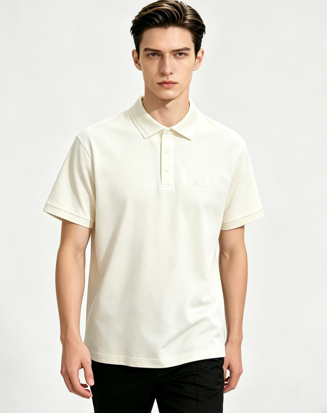 NO:849617,Mainly recommend LP spring new short-sleeved LP pure cotton lapel short-sleeved T-shirt, business fashion pure cotton T-shirt, the upper body effect is very atmospheric with the logo embroidery on the chest, the sweat-absorbent and breathable panel is a stylish leisure and holiday boutique!  Light luxury style, simple and elegant!  Size M-XXXL H2026 new release, loro piana, T-shirt, tees, t-shirt,19860909主推 LP 春季新款短袖LP纯棉翻领短袖T恤,商务时尚纯棉T恤,胸前logo刺绣款上身效果非常大气,吸汗透气板正有型休闲度假精品！轻奢风格简约大气！ 尺码M-XXXL H2026新款首发,,loro piana,T-shirt,tees，t-shirt,,Men's clothing