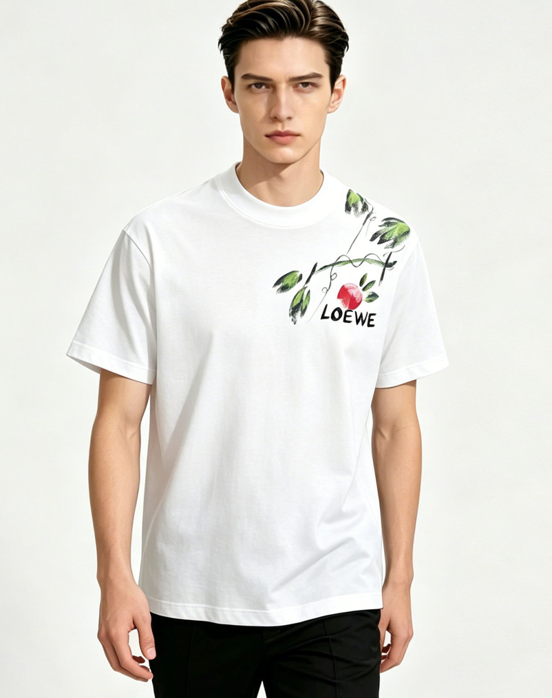 NO:859113,Mainly recommended Loewe 2026ss autumn new release Loewe round neck short-sleeved T-shirt, high-end new short-sleeved, letter logo embroidery!  Wearing it makes you feel comfortable and slim, lazy and casual, and combined with clean and simple colors, it is particularly eye-catching and suitable for daily wear~ We introduce sports items decorated with vibrant prints for a fashionable and quality life!  Size M-XXXL Color White Black H2026 new release, loewe, loewe, T-shirt, tees, t-shirt,19860909主推 Loewe 2026ss秋季新款发布罗意威圆领短袖T恤,高端新款短袖,字母logo刺绣！穿上就是舒适自在又显瘦的存在,慵懒而随性,结合干净简单的色系就特别耐看,适合日常穿着~倾情推出缀饰活力印花的运动单品,时尚品质生活！ 尺码M-XXXL 颜色白色 黑色 H2026新款首发,,loewe,loewe,T-shirt,tees，t-shirt,,Men's clothing