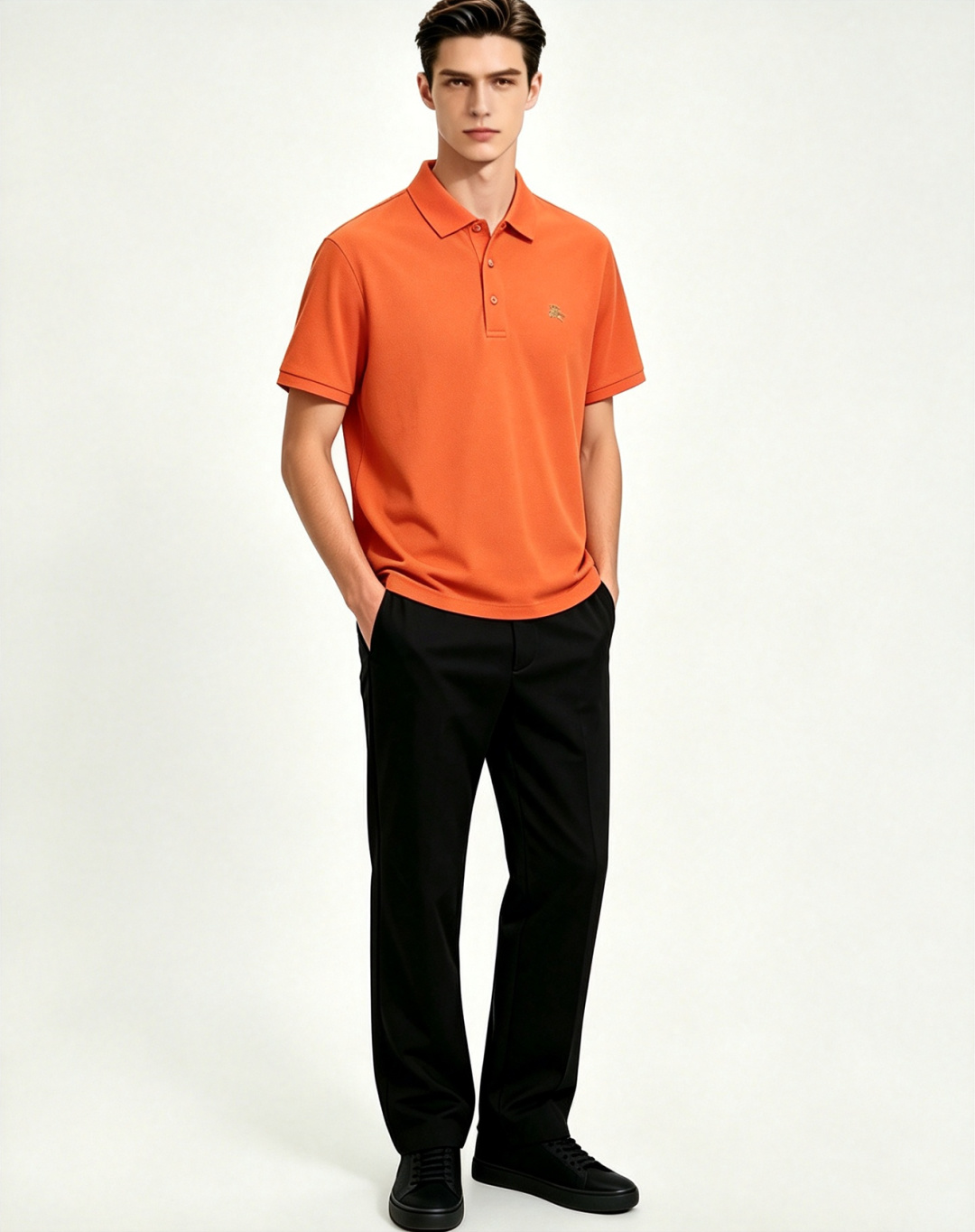 NO:936185,Mainly recommended Burberry 2026 spring and summer exclusive new Burberry trendy men's fashion casual business lapel short-sleeved T-shirt. Spring new business casual lapel short-sleeved T-shirt, high-end European version original fashion fashion boutique!  It has high breathability and comfort, impeccable details, brand element design concept, and reflects high quality. It presents casual tailoring and the upper body shape is awesome!  Size M-XXXL H2026 new model first release,,burberry,burberry,T-shirt,tees,t-shirt,19860909主推 Burberry 2026春夏独家专供新款巴宝莉潮男时尚休闲商务翻领短袖T恤.春季新款商务休闲翻领短袖T恤衫,高端欧版原单潮流时尚精品！透气舒适度高,细节无可挑剔,品牌元素设计理念,体现高品质.呈现休闲裁剪,上身版型超赞！ 码数M-XXXL H2026新款首发,,burberry,burberry,T-shirt,tees，t-shirt,,Men's clothing