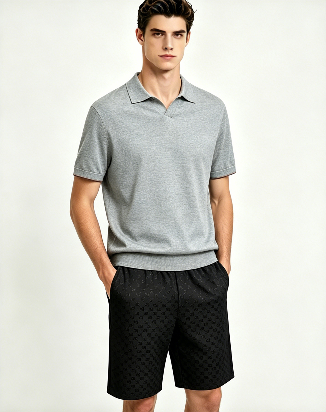 NO:936187,The main recommendation is LP Haute Couture Klein Purple Knitted Short Sleeves, which is made of soft, skin-friendly knitted fabrics. The texture is fine and breathable. The upper body is soft and not sweaty. It fits the body shape without feeling tight and restrictive. No exaggerated printing is needed, and the brand recognition is hidden in a low-key manner. The cuffs are neatly trimmed, and the straight cut accommodates all kinds of body shapes. It can be worn for casual outings and light business gatherings. It can be worn for casual outings and light business gatherings. It is a niche high-end item for mature men, and the upper body has a refined atmosphere. Size M-3XL  H2026 new model debut,,loro piana,T-shirt,19860909主推 LP 高定克莱因紫针织短袖精选软糯亲肤针织面料,肌理细腻透气,上身柔和不闷汗,贴合身形却无紧绷束缚感.不用夸张印花,低调暗藏品牌辨识度.袖口收边利落工整,直筒剪裁包容各类身材.休闲出街、轻商务聚会都能穿出独特气场,成熟男士小众高级单品,上身自带精致氛围感. 尺码M-3XL H2026新款首发,,loro piana,T-shirt,,Men's clothing