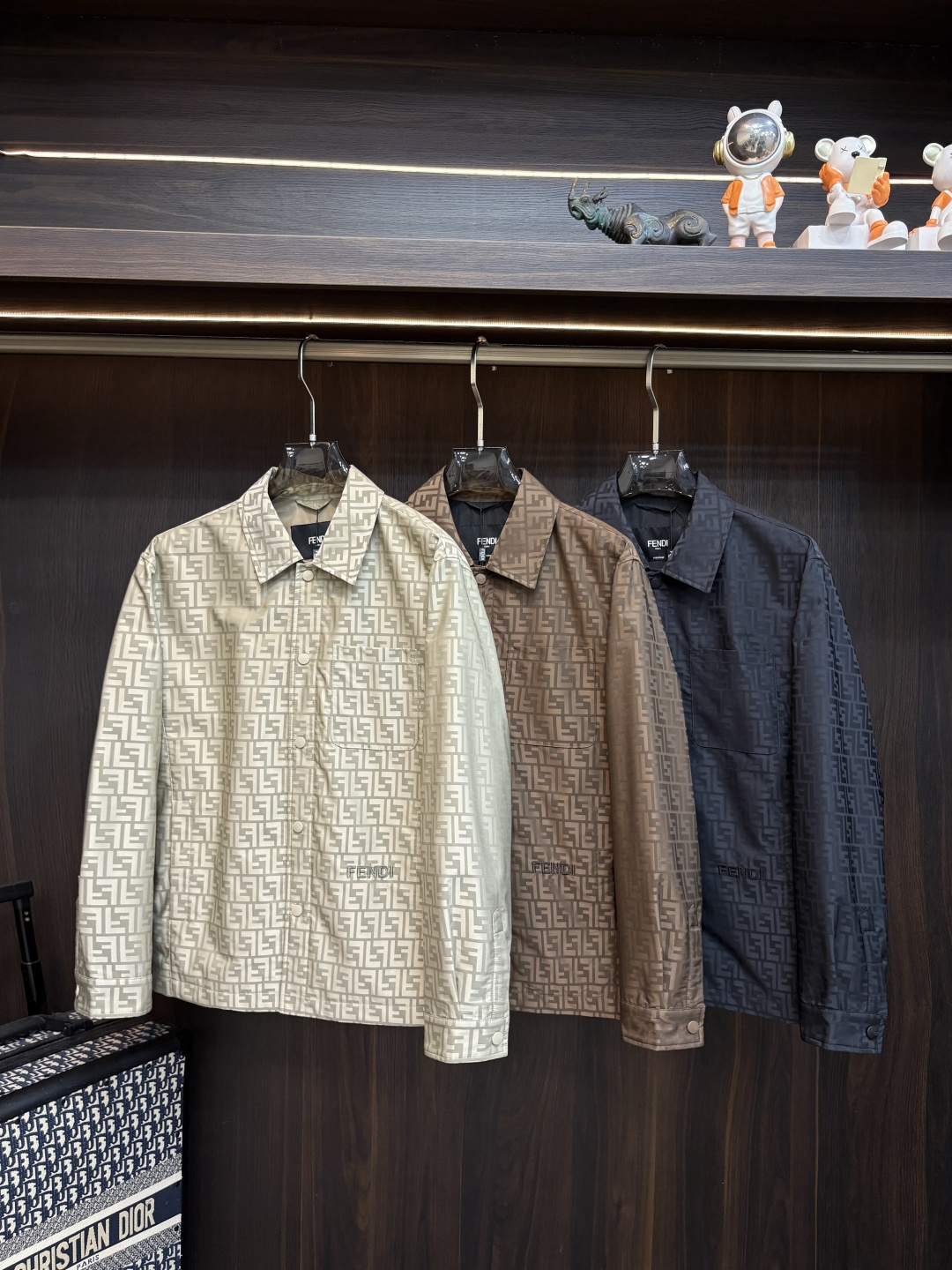 Fendi Assorted Monogram Button Jackets