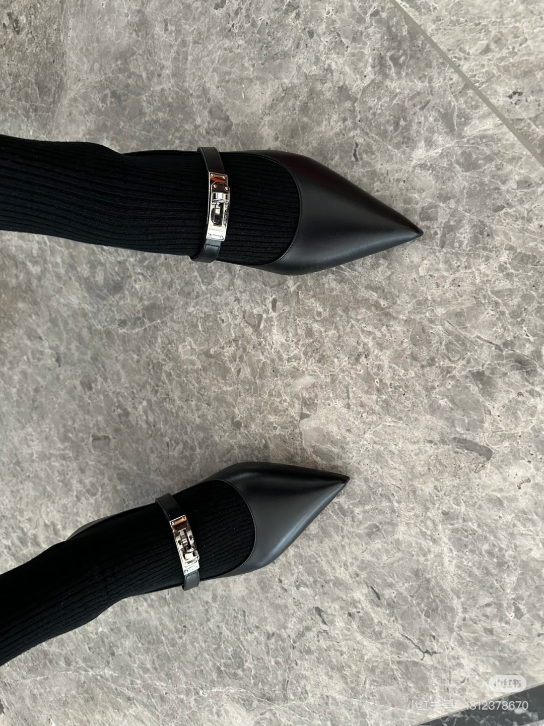 NO:174231,Foot picture reference, single shoes19860909上脚图 参考,单鞋,Women's Shoes