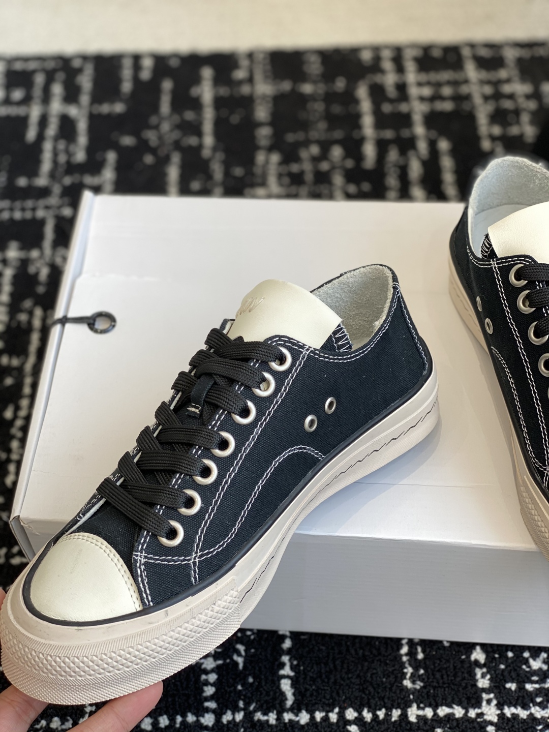 代购级
VISVIM SKAGWAY LO CANVAS 25ss帆布鞋，常规款 SKAGWAY LO 