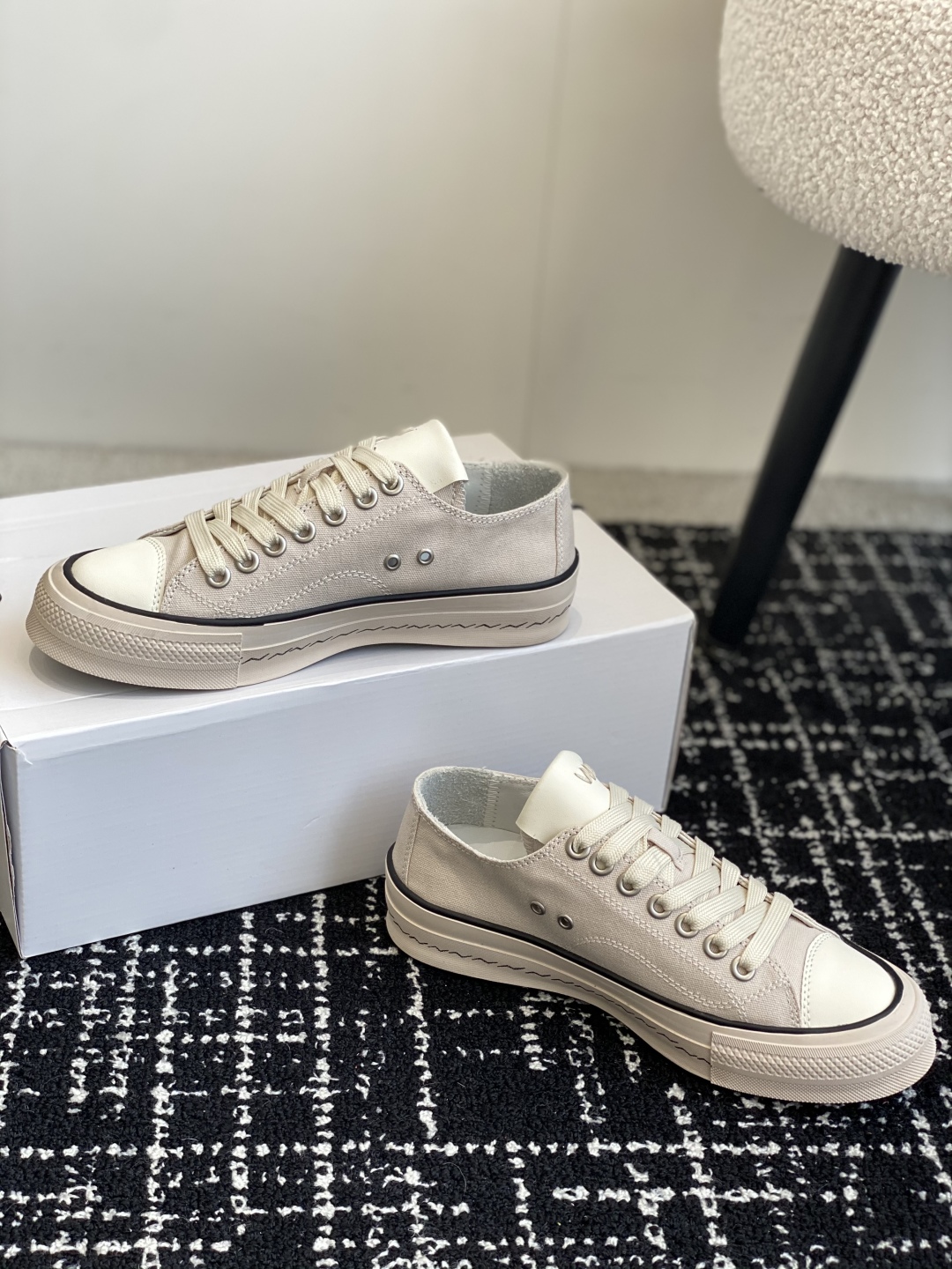 代购级
VISVIM SKAGWAY LO CANVAS 25ss帆布鞋，常规款 SKAGWAY LO 