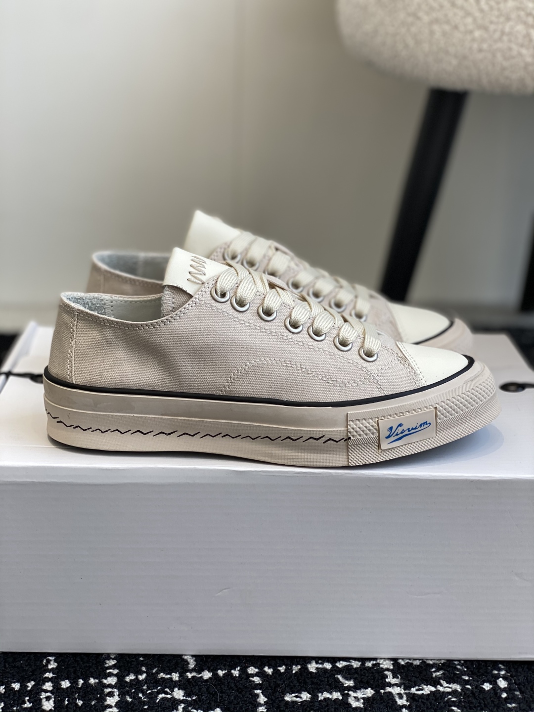 代购级
VISVIM SKAGWAY LO CANVAS 25ss帆布鞋，常规款 SKAGWAY LO 