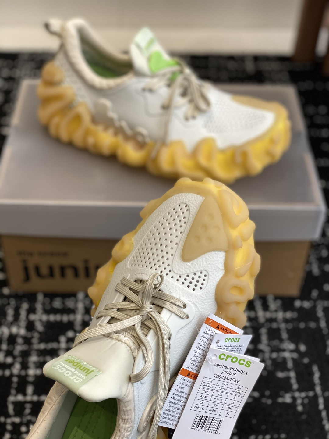 代购级
25ss 卡骆驰 Salehe Bembury x Crocs Juniper联名款 

指纹鞋