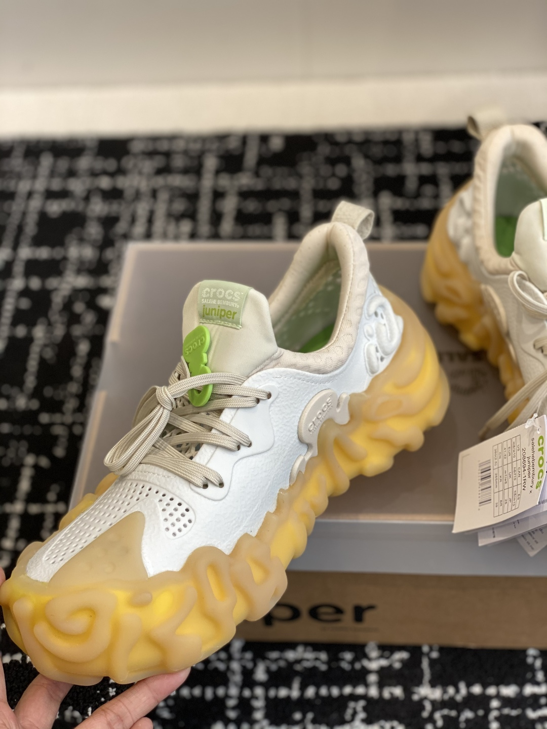 代购级
25ss 卡骆驰 Salehe Bembury x Crocs Juniper联名款 

指纹鞋