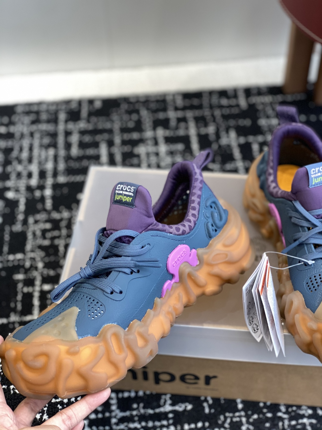 代购级
25ss 卡骆驰 Salehe Bembury x Crocs Juniper联名款 

指纹鞋