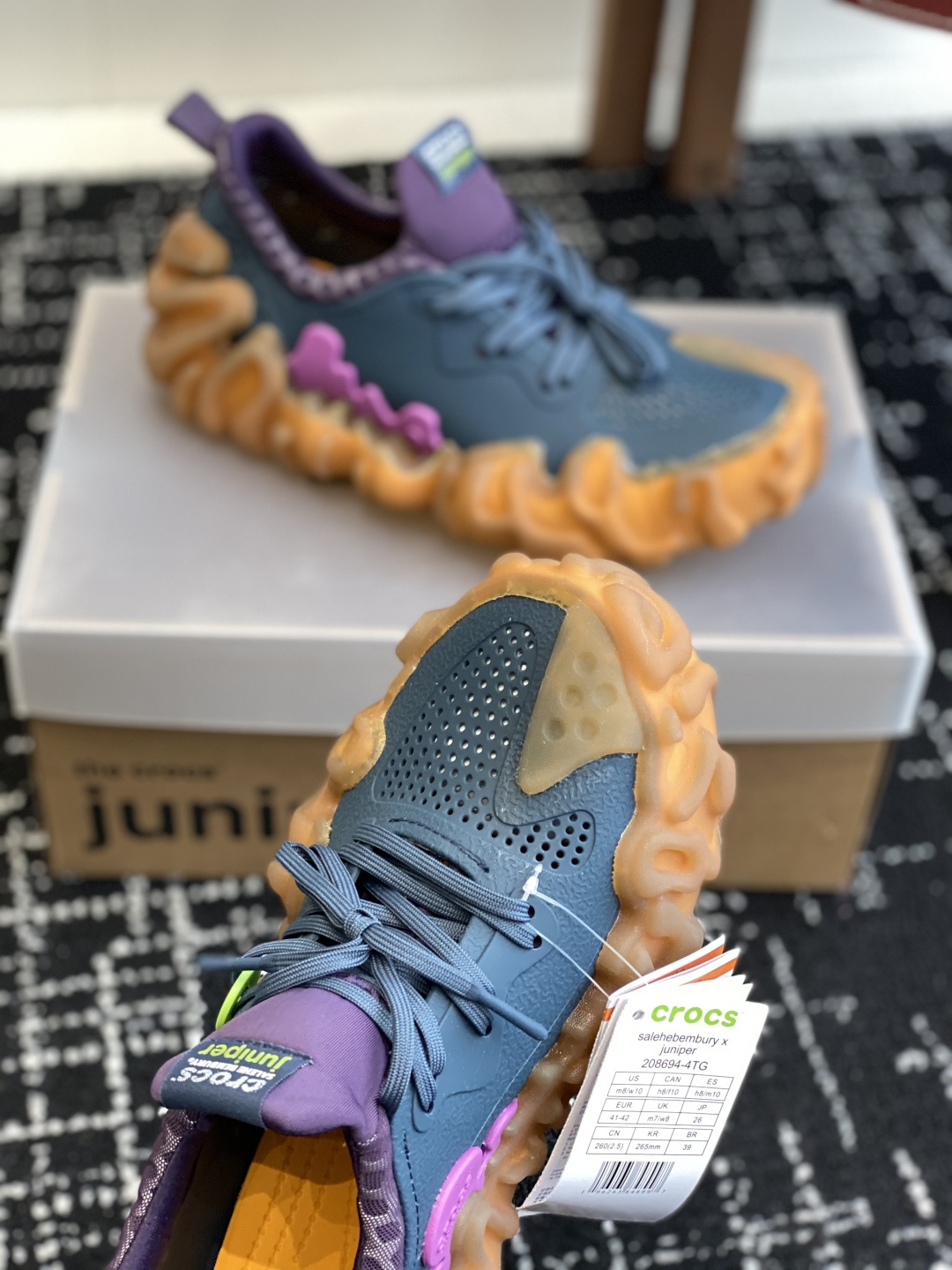 代购级
25ss 卡骆驰 Salehe Bembury x Crocs Juniper联名款 

指纹鞋