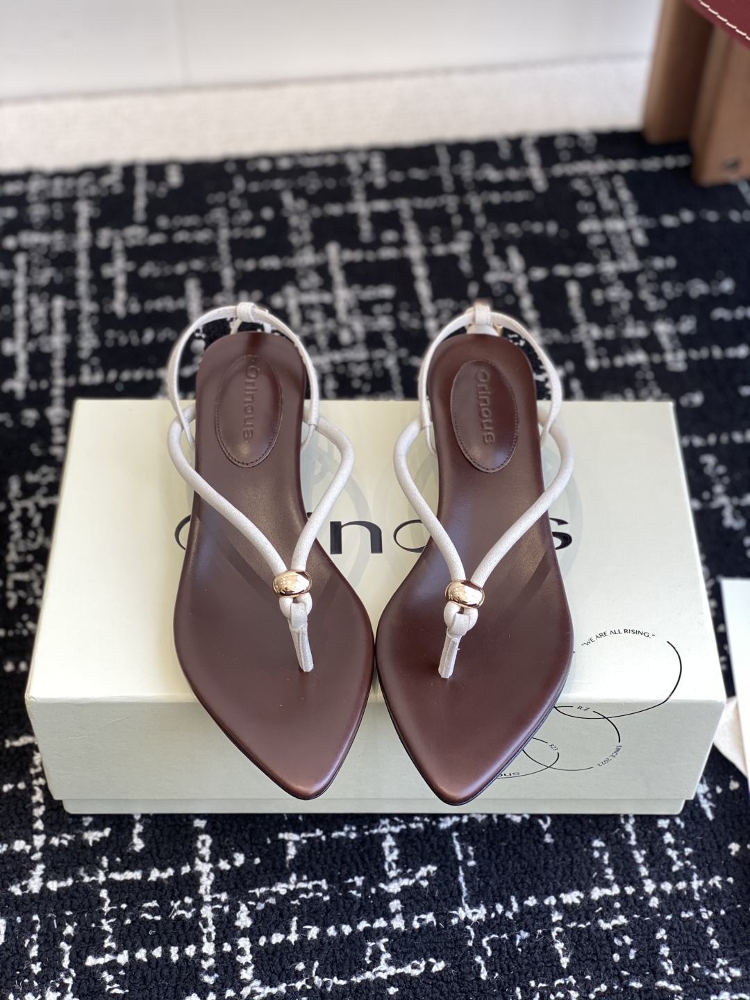 代购级
Orinous  25ss 早春新款绝美尖头夹脚凉鞋 时尚界久违的极简之美

经典时尚配色 毫不
