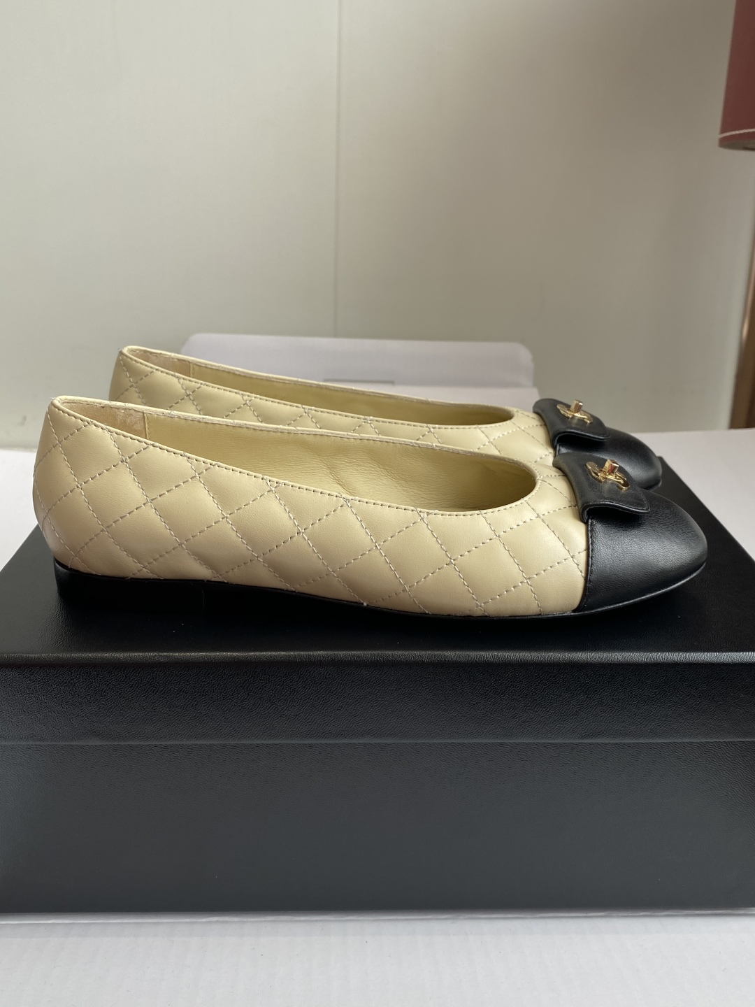 东莞代购级（官网同步✈️盒包装）
Chanel25ss 芭蕾舞单鞋 原版11切割而成 Chanel香奈儿