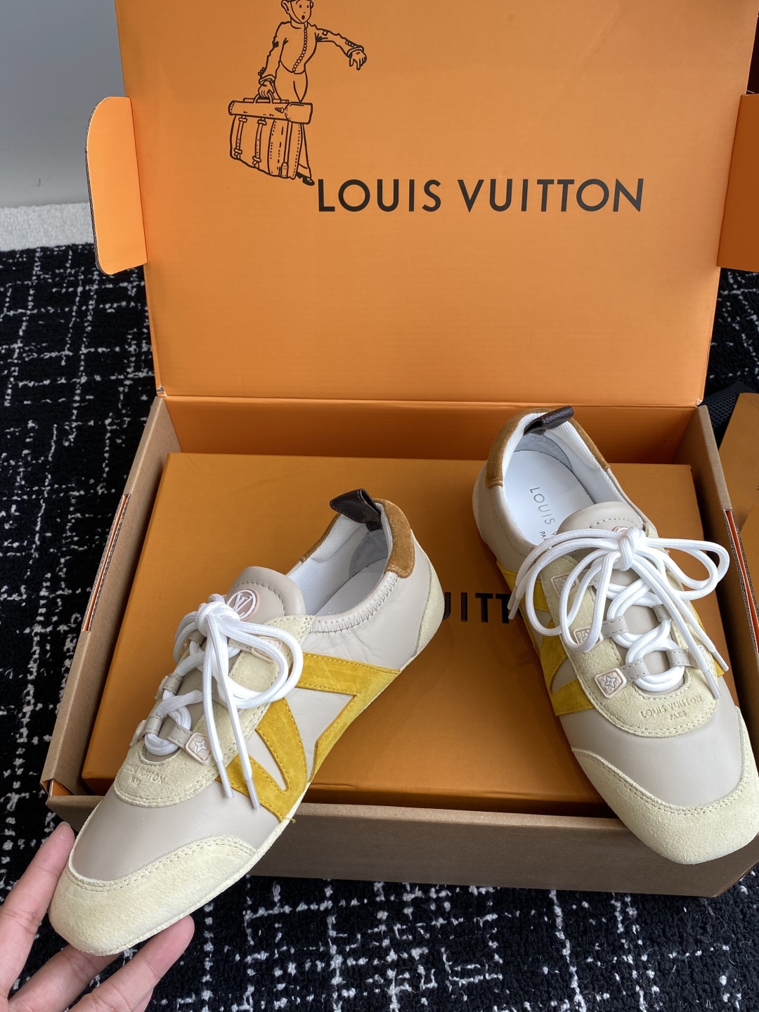 代购级（官网同步✈️盒包装）
Louis Vuitton路易威登驴牌春夏Sneakerina系列 芭蕾运