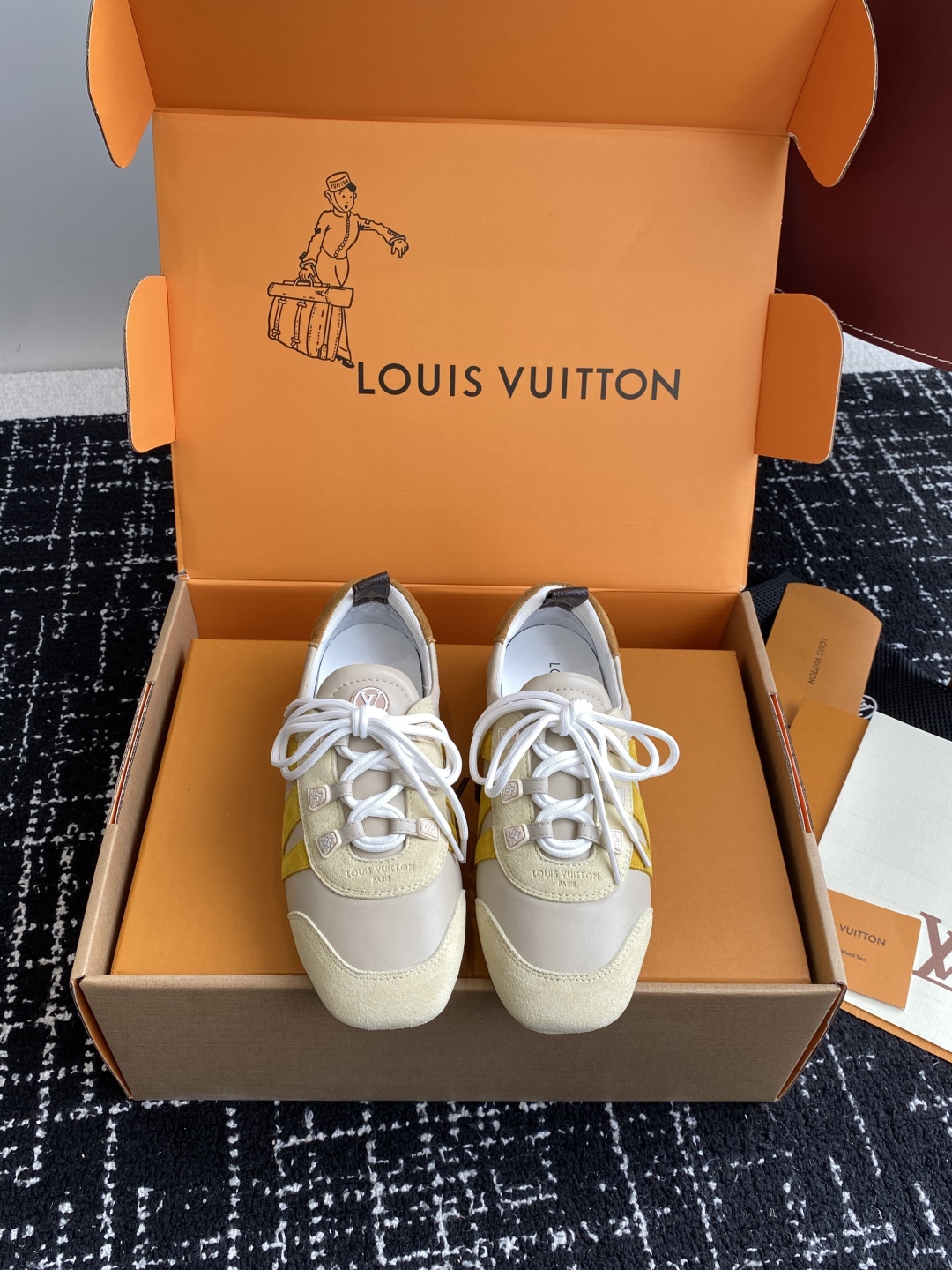 代购级（官网同步✈️盒包装）
Louis Vuitton路易威登驴牌春夏Sneakerina系列 芭蕾运