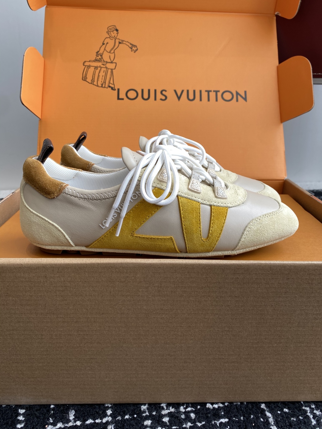 代购级（官网同步✈️盒包装）
Louis Vuitton路易威登驴牌春夏Sneakerina系列 芭蕾运