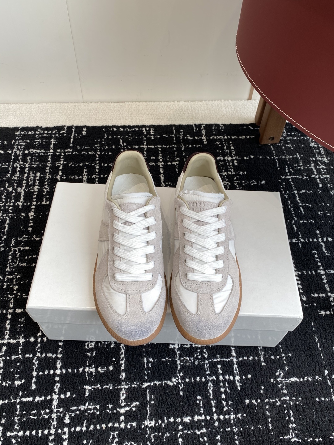 代购级
MaisonMargiela MM6 马吉拉 情侣款 喷墨 涂鸦 帆布 德训鞋 休闲 运动鞋