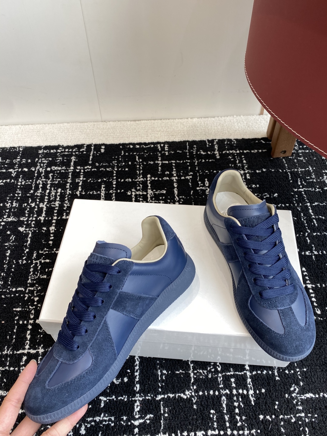 代购级
MaisonMargiela MM6 马吉拉 情侣款 喷墨 涂鸦 帆布 德训鞋 休闲 运动鞋

