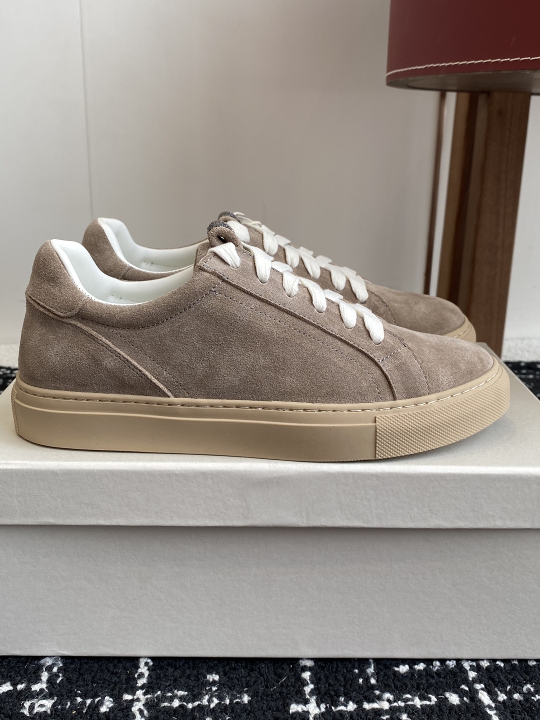 代购级
Brunello Cucinelli 25ss最新 Bc 系带 休闲鞋 

鞋面进口麂皮/内里进
