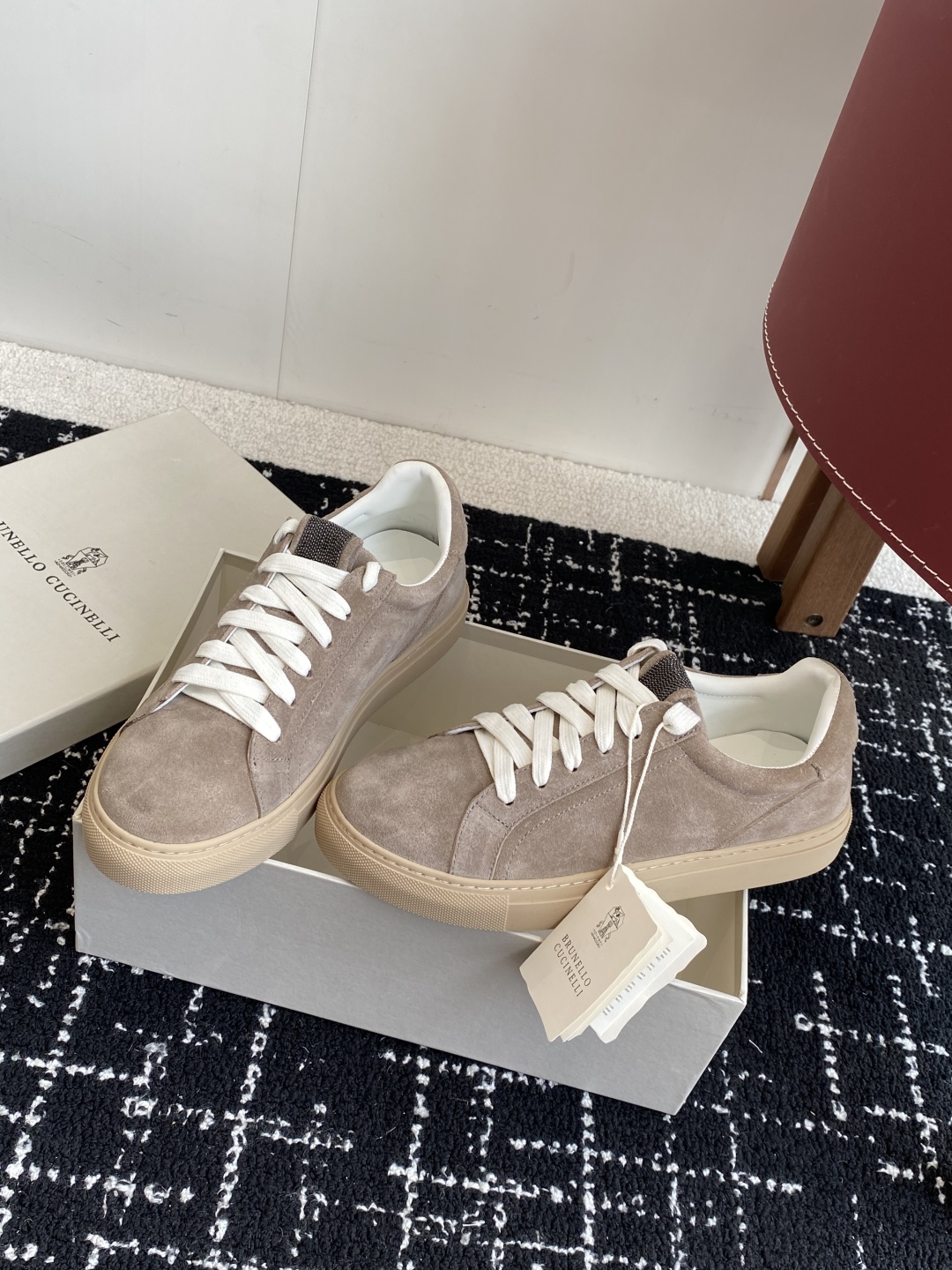 代购级
Brunello Cucinelli 25ss最新 Bc 系带 休闲鞋 

鞋面进口麂皮/内里进