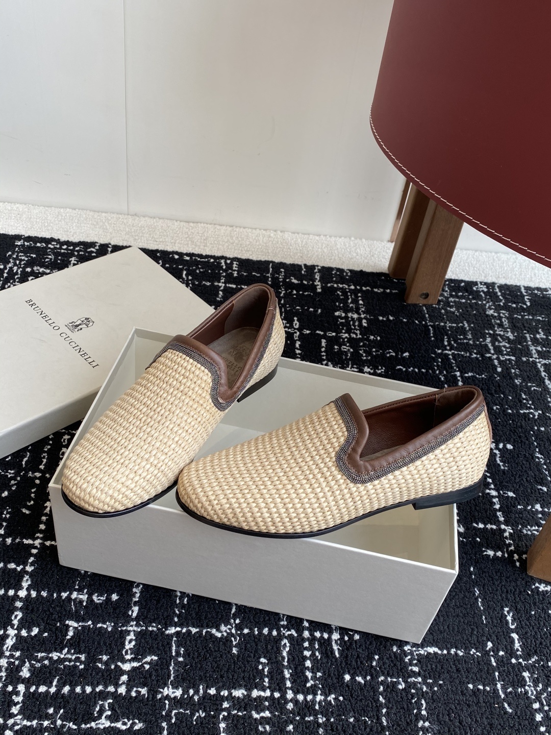Brunello Cucinelli 25ss 春夏新款 编织半拖 乐福鞋‼
BC是意大利知名品牌,