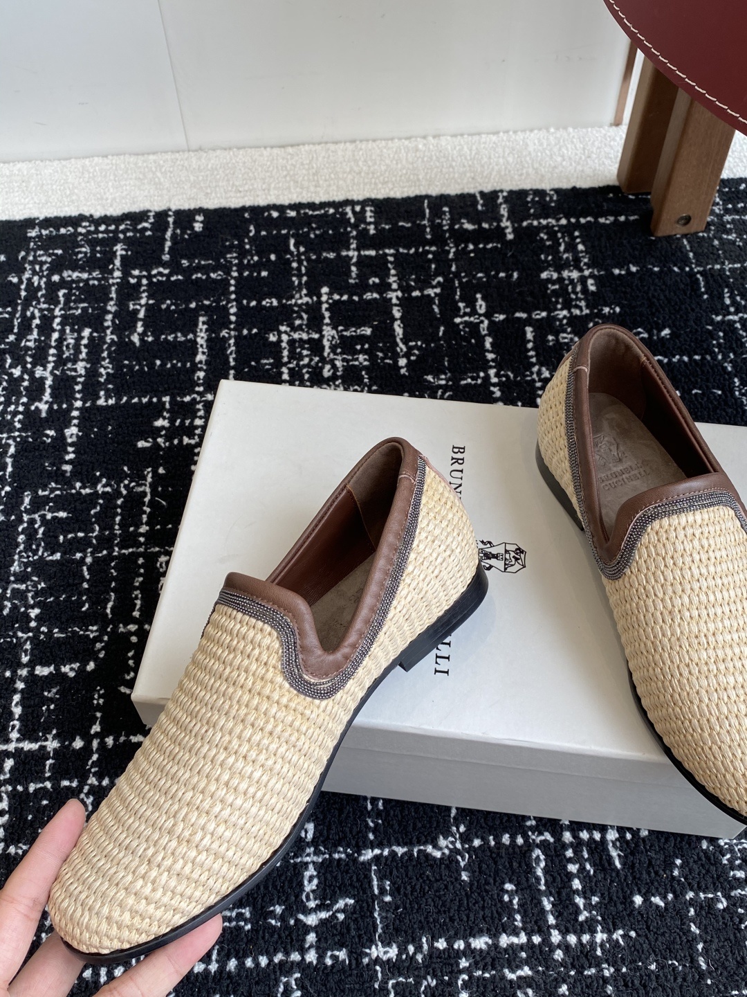 Brunello Cucinelli 25ss 春夏新款 编织半拖 乐福鞋‼
BC是意大利知名品牌,