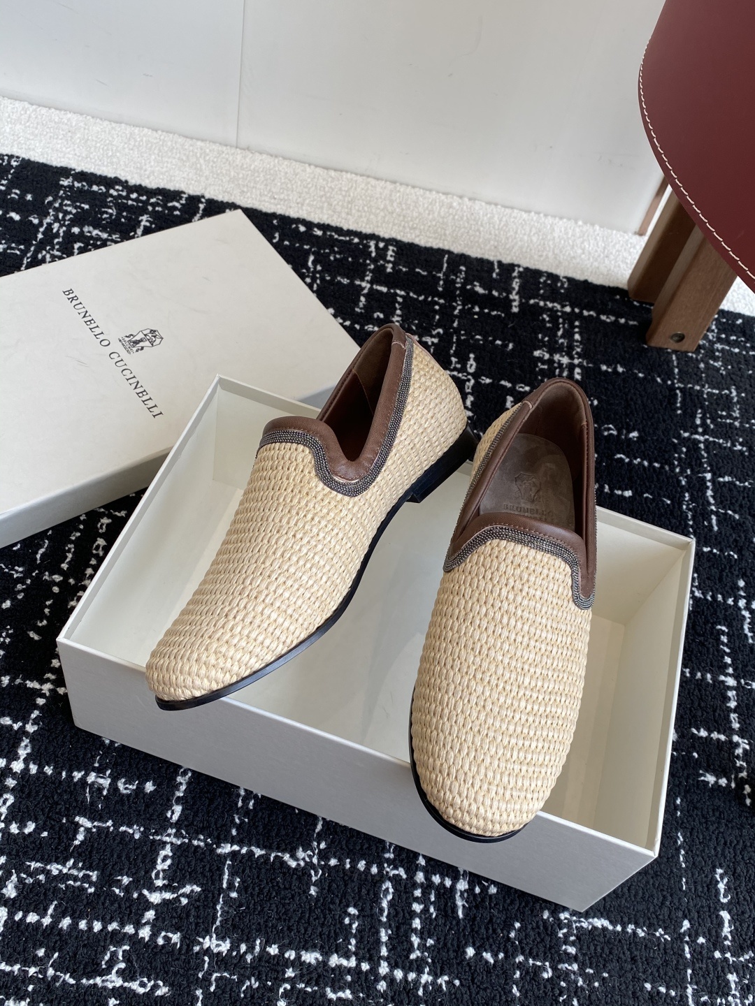 Brunello Cucinelli 25ss 春夏新款 编织半拖 乐福鞋‼
BC是意大利知名品牌,