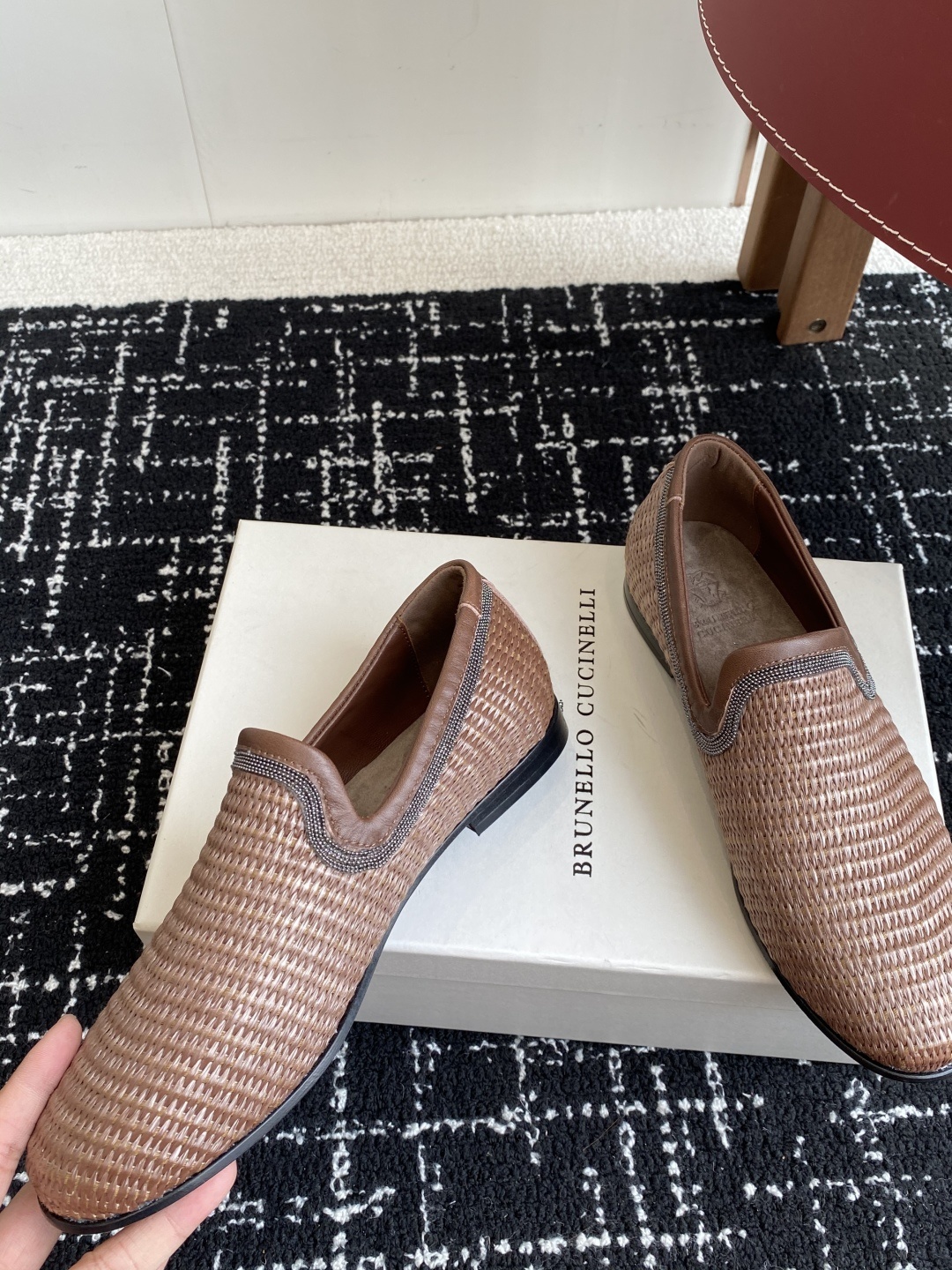 Brunello Cucinelli 25ss 春夏新款 编织半拖 乐福鞋‼
BC是意大利知名品牌,