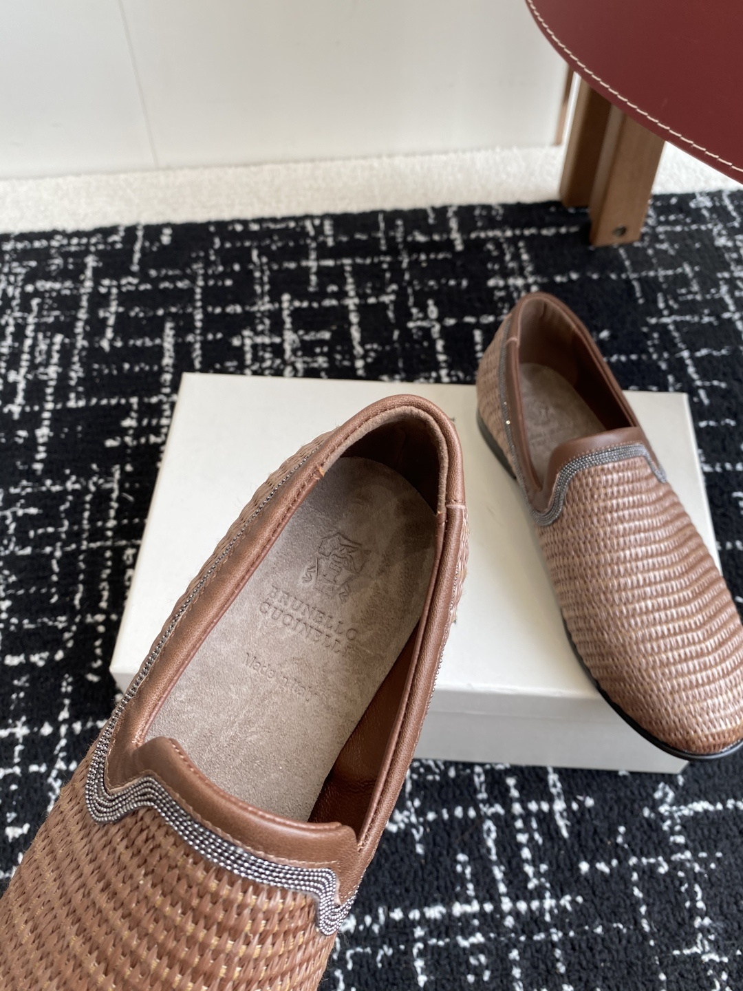 Brunello Cucinelli 25ss 春夏新款 编织半拖 乐福鞋‼
BC是意大利知名品牌,