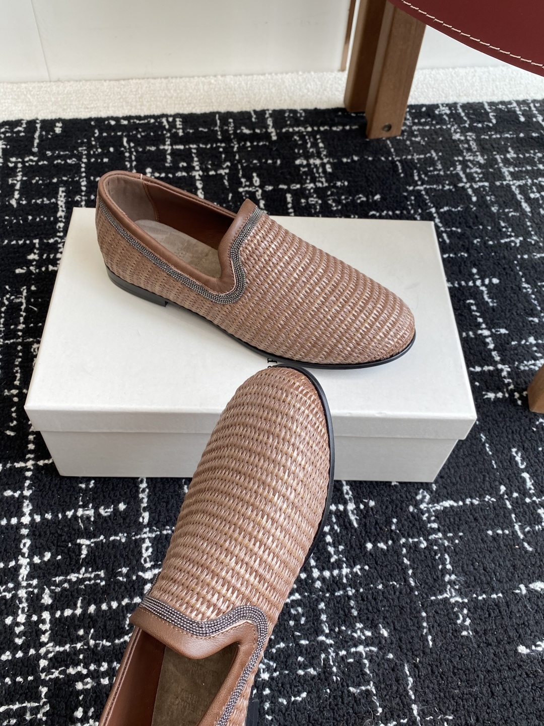 Brunello Cucinelli 25ss 春夏新款 编织半拖 乐福鞋‼
BC是意大利知名品牌,