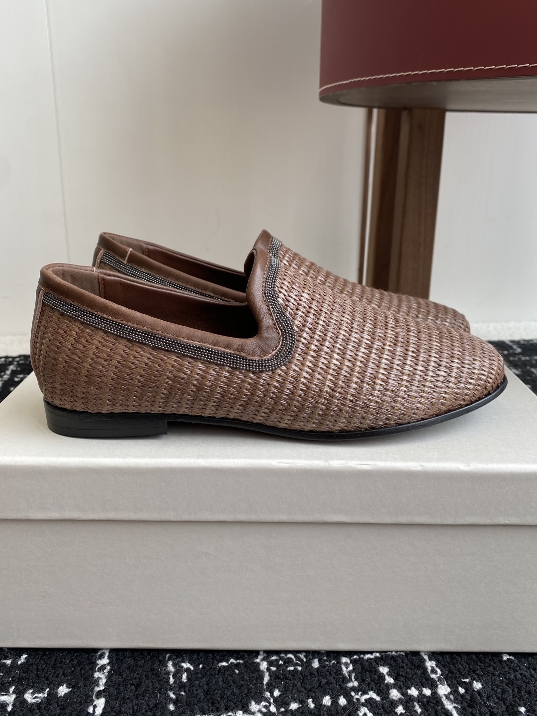 Brunello Cucinelli 25ss 春夏新款 编织半拖 乐福鞋‼
BC是意大利知名品牌,