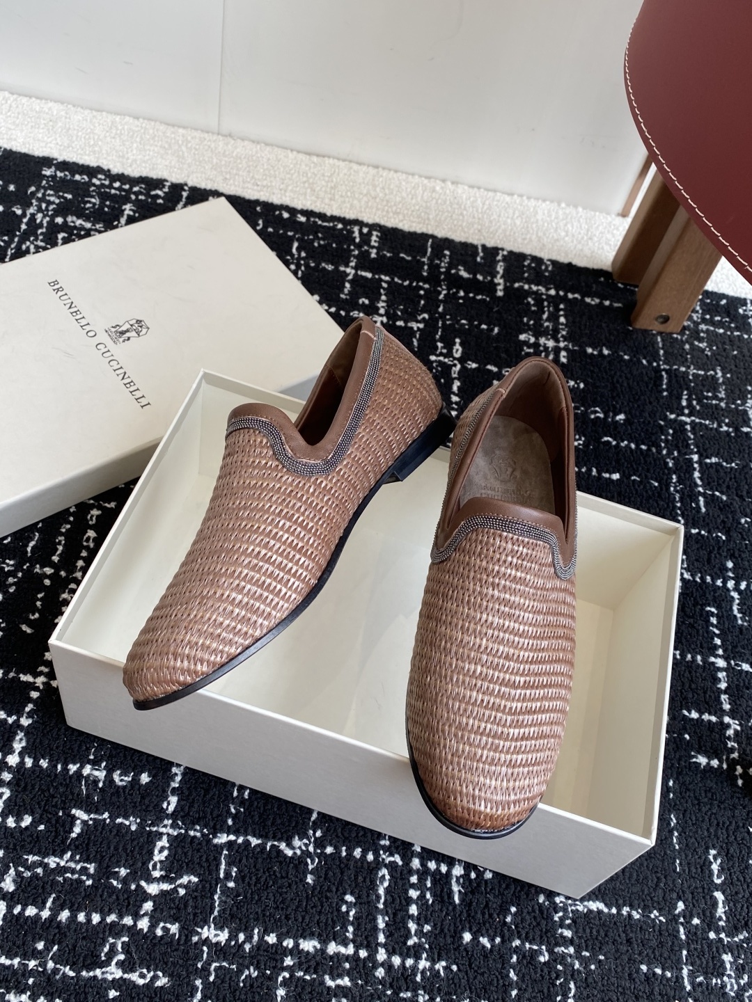 Brunello Cucinelli 25ss 春夏新款 编织半拖 乐福鞋‼
BC是意大利知名品牌,
