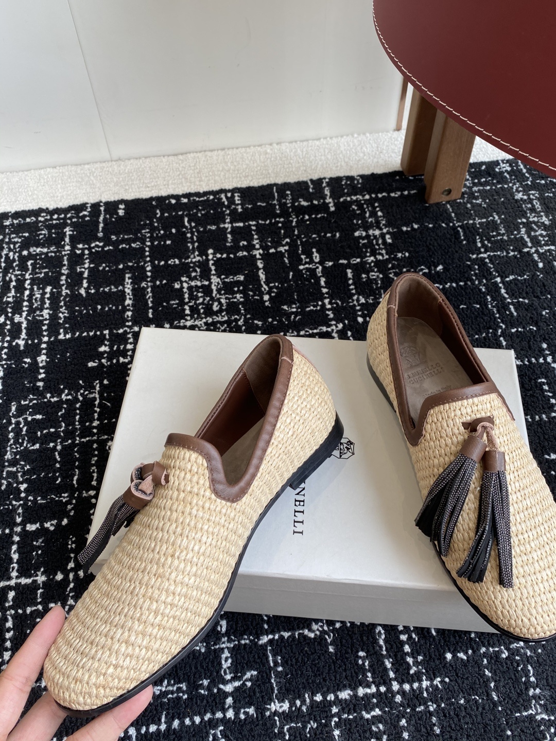 Brunello Cucinelli 25ss 春夏新款 编织半拖 乐福鞋‼
BC是意大利知名品牌,