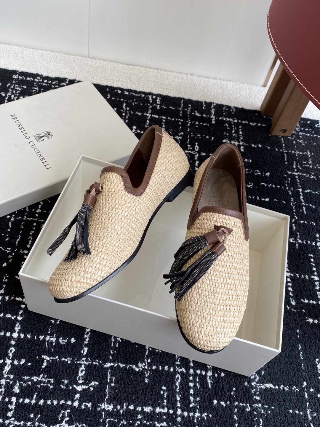 Brunello Cucinelli 25ss 春夏新款 编织半拖 乐福鞋‼
BC是意大利知名品牌,