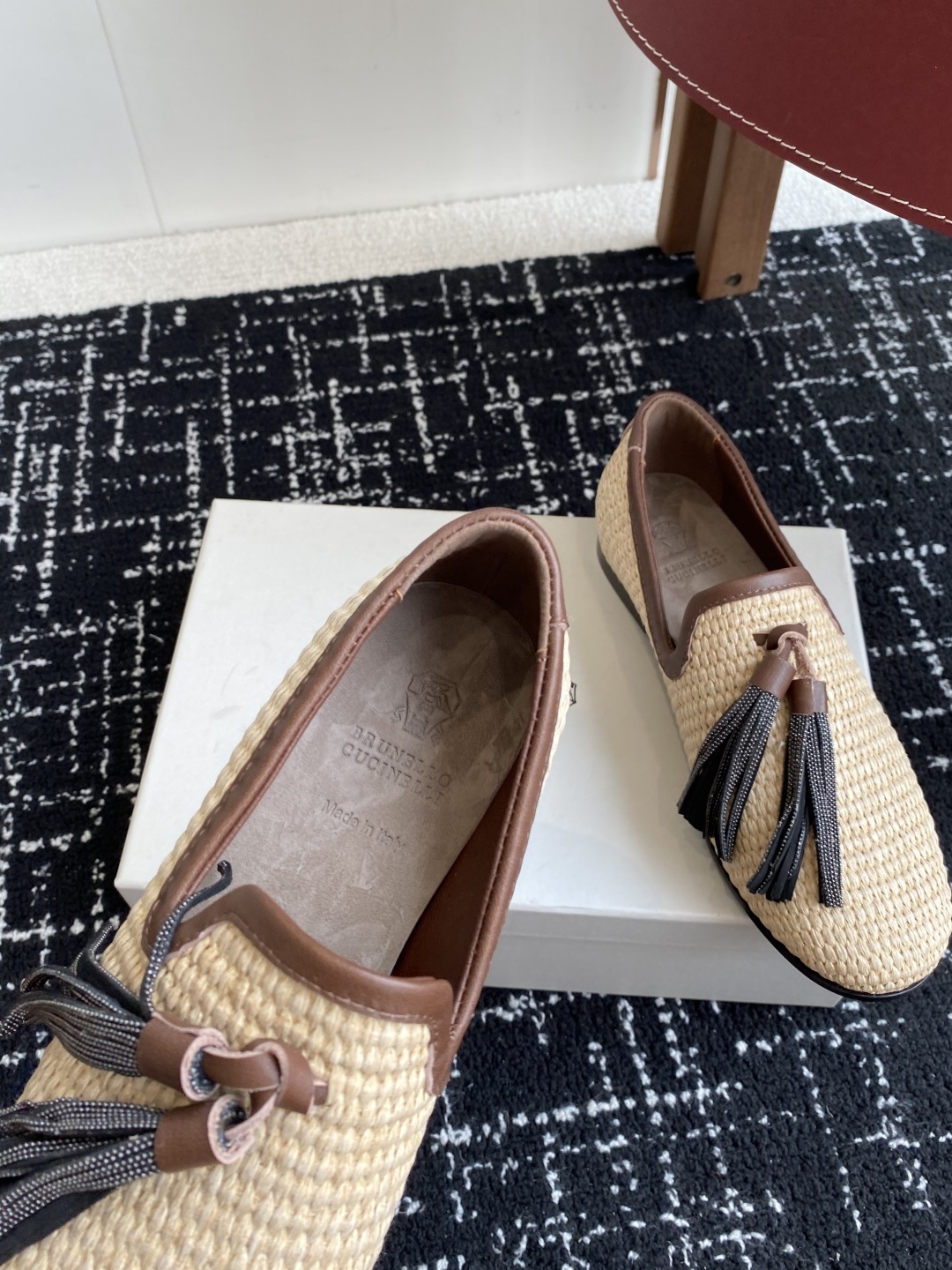 Brunello Cucinelli 25ss 春夏新款 编织半拖 乐福鞋‼
BC是意大利知名品牌,