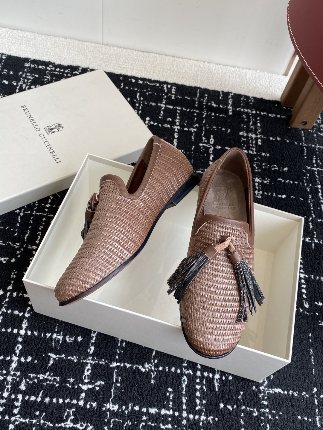 Brunello Cucinelli 25ss 春夏新款 编织半拖 乐福鞋‼
BC是意大利知名品牌,