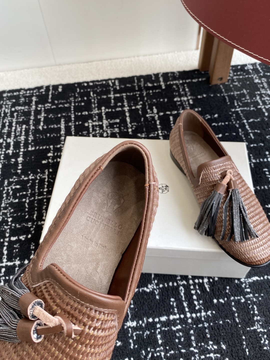Brunello Cucinelli 25ss 春夏新款 编织半拖 乐福鞋‼
BC是意大利知名品牌,
