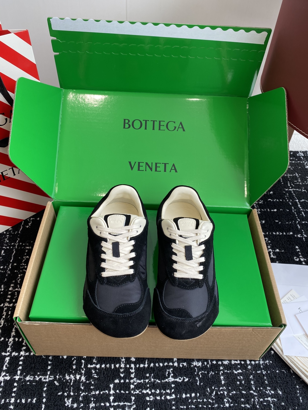 代购级（官网同步✈️盒包装）
Bottega Veneta BV葆蝶家 25ss新款 阿甘鞋 德训运动鞋