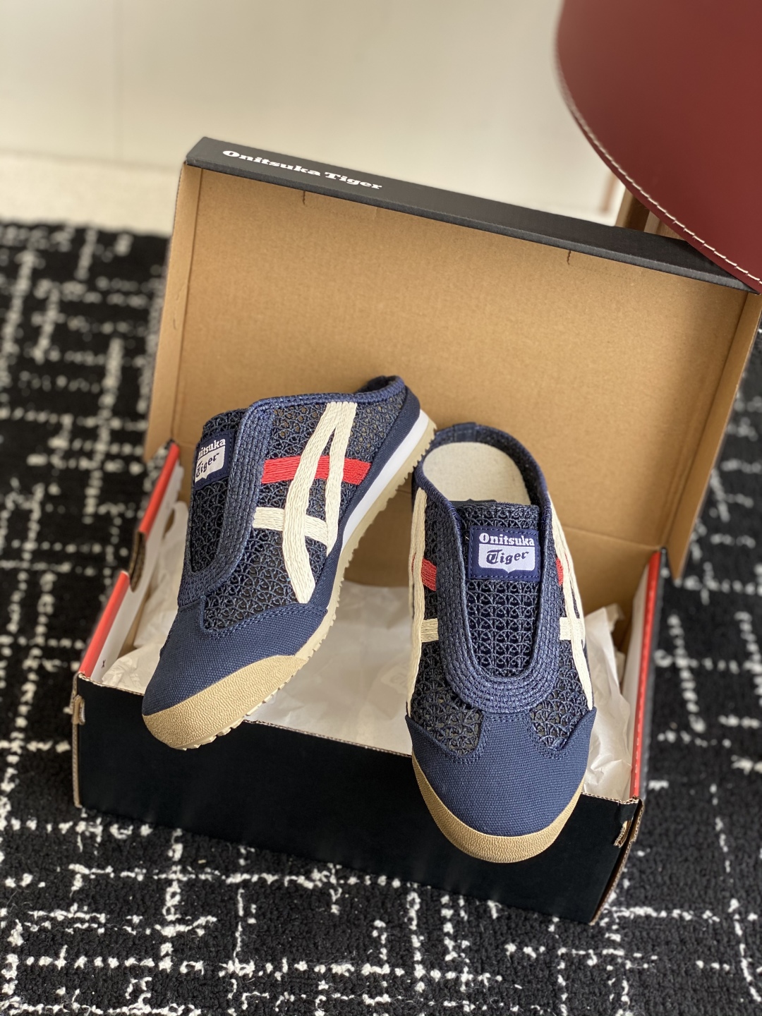 代购级
情侣款 Onitsuka Tiger鬼塚虎MEXICO 66 Sabot织物经典耐磨透气 低帮生