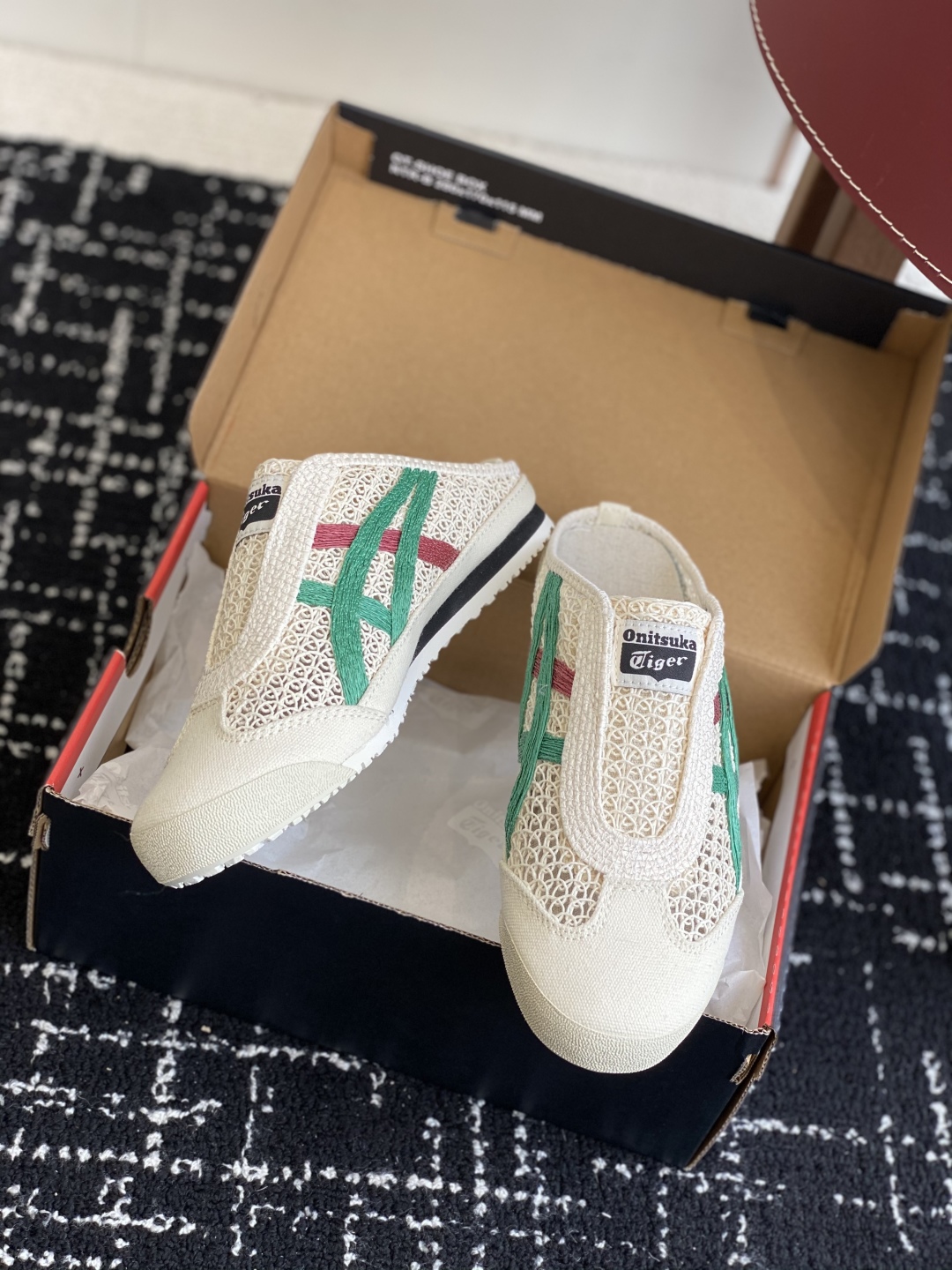 代购级
情侣款 Onitsuka Tiger鬼塚虎MEXICO 66 Sabot织物经典耐磨透气 低帮生