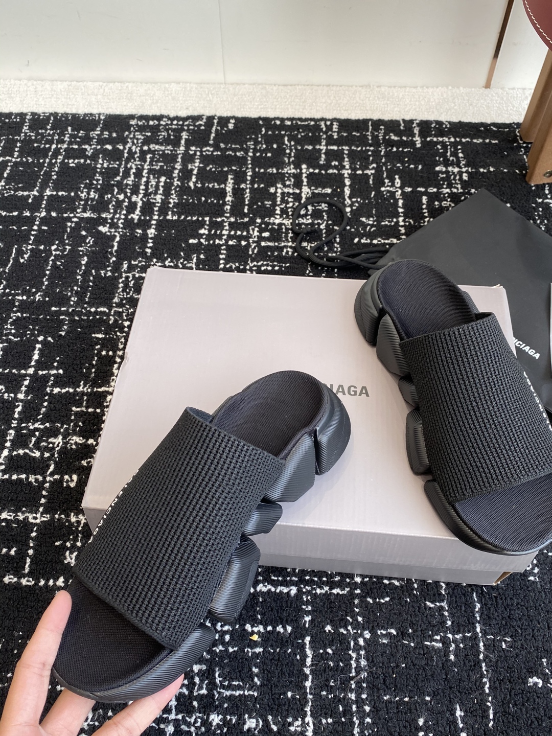 代购级
BALENCIAG A巴黎世家拖鞋 升级版推出Speed 2.0 版本全新袜子鞋拖鞋 原厂货 绝