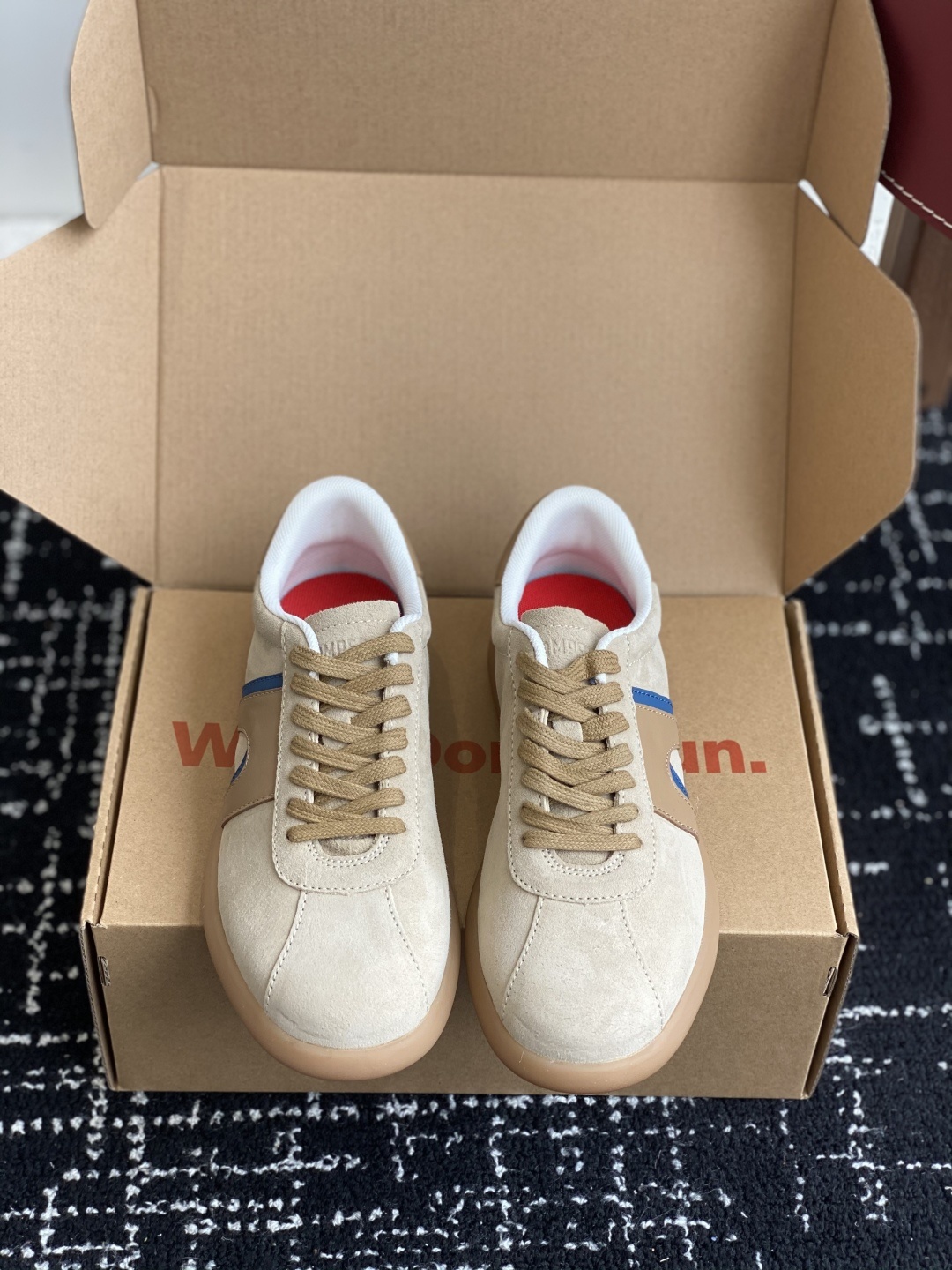 莞产代购级
Camper 看步女鞋Pelotas Soller新款复古小白鞋休闲鞋德训鞋...