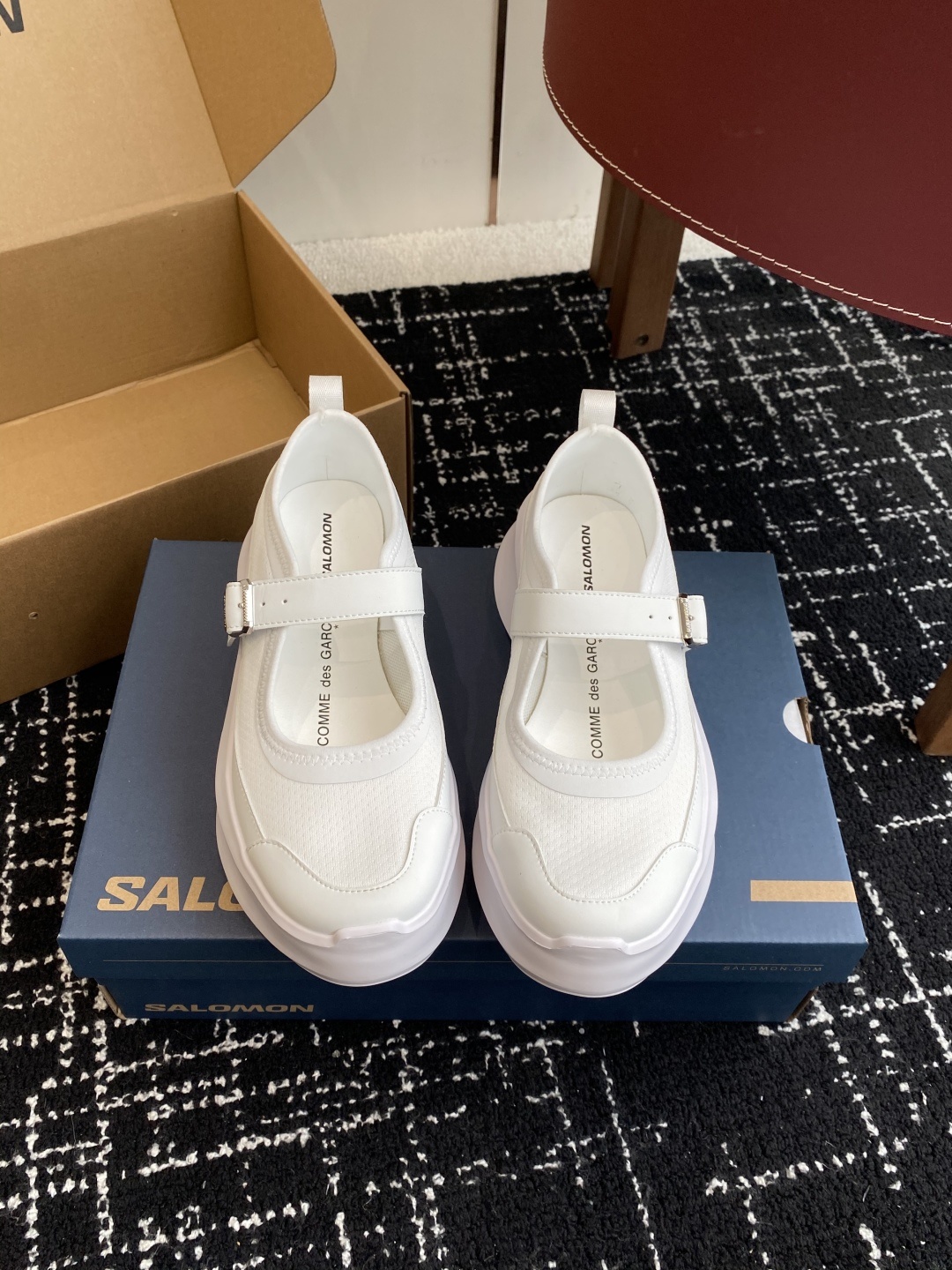 代购级
CDG x Salomon 萨洛蒙 联名款XT-6 系列 厚底 玛丽珍 休闲 运动鞋
原版购入