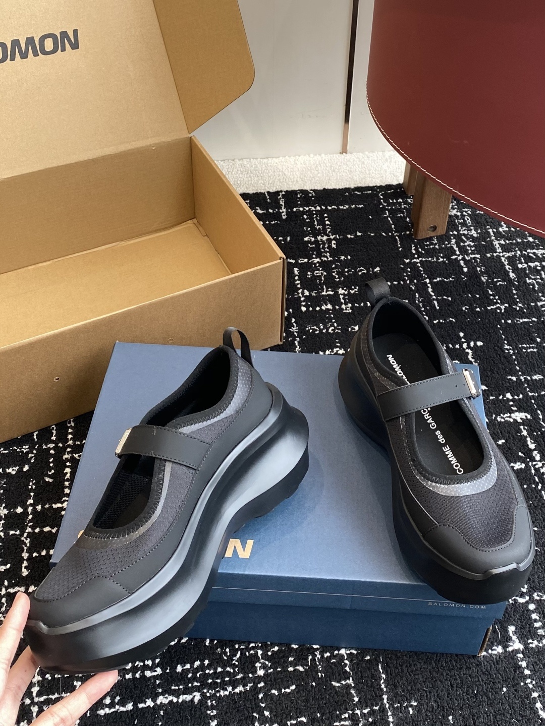 代购级
CDG x Salomon 萨洛蒙 联名款XT-6 系列 厚底 玛丽珍 休闲 运动鞋
原版购入