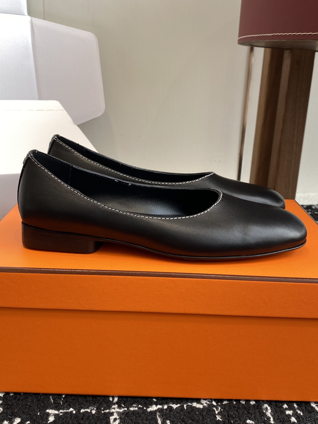 东莞代购级（官网同步✈️飞机盒包装）
爱马仕Hermes 25ss 春夏新品 芭蕾舞鞋，芭蕾鞋与玛丽珍无