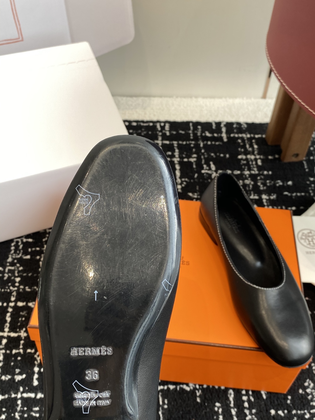东莞代购级（官网同步✈️飞机盒包装）
爱马仕Hermes 25ss 春夏新品 芭蕾舞鞋，芭蕾鞋与玛丽珍无